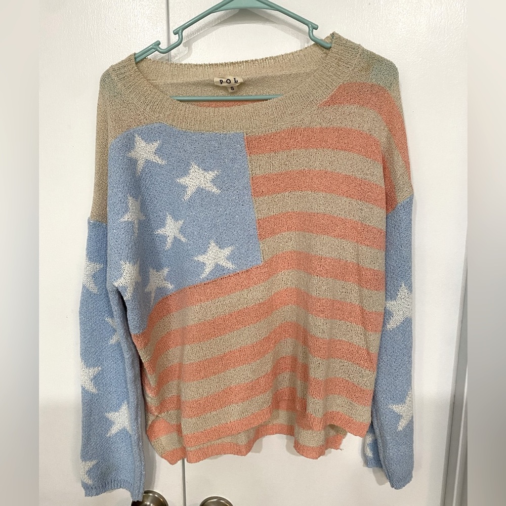 American Flag Sweater